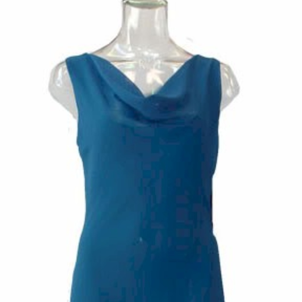 Teal Asymmetrical Dress - 2X - BRAND NEW